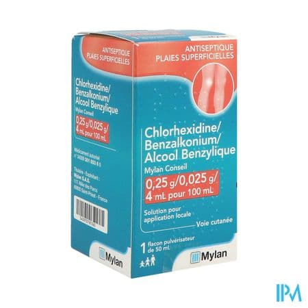 Chlorhexidine Benzalkonium Alcool Benzylique Viatris Conseil Solution Pour Application Locale 50ml