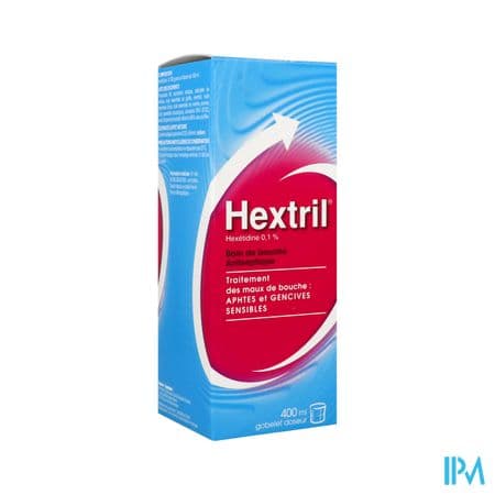 HEXTRIL 0,1% BAIN BOUCHE SOL 400ML