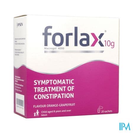 Forlax 10g Poudre Pour Solution Buvable Sachet 20