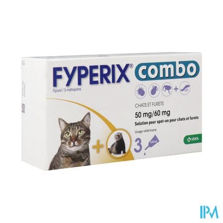 Fyperix Combo 50mg/60mg Chat Spot On X3