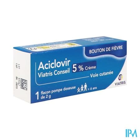 ACICLOVIR 5% VTS CONS CR POMP2G — Pharmacie Cannes Riviera