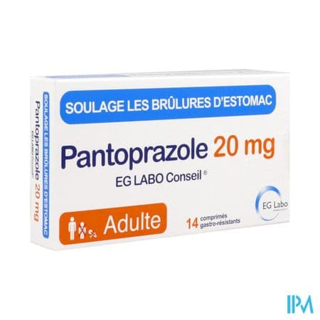 PANTOPRAZOLE 20MG EG CONS CPR 14 — Pharmacie Saint Pierre Toulouse