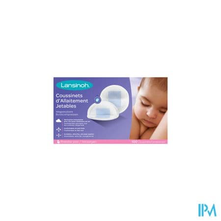 LANSINOH COUSS/ALLAIT JETABLE X100 — Pharmacie Du Vieil Abreuvoir