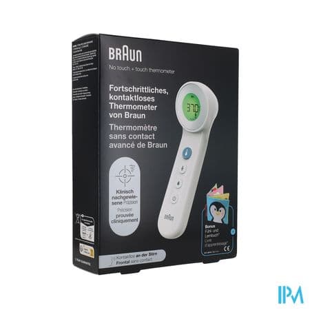 Braun Thermometre No Touch + Touch Livre D Eveil — Pharmacie Principale des Grésillons