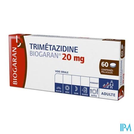 Trimetazidine Biogaran 20mg Comprime 60 — Pharmacie Des Olivades