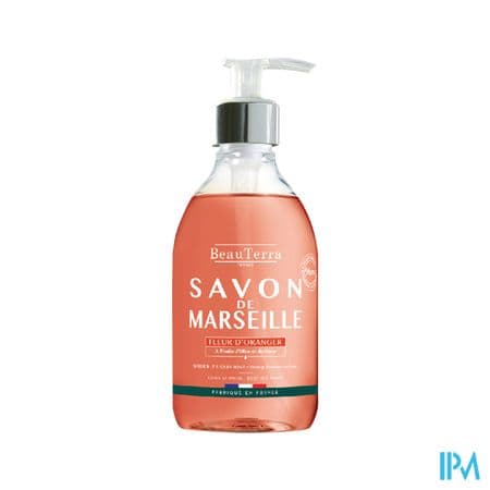 Beauterra Savon Liquide De Marseille Fleur D'oranger 300ml
