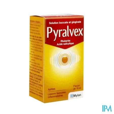 Pyralvex Solution Buccale Gingivale 10ml