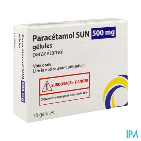 PARACETAMOL 500MG CRISTERS GEL 16 — Pharmacie Lafayette des Clairions