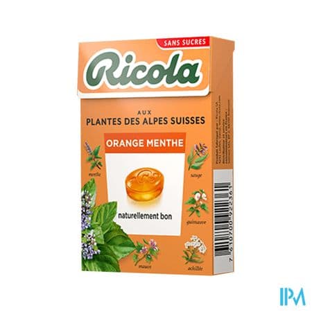 RICOLA SS SUC ORANGE MENTHE — Pharmacie Espace Bocaud