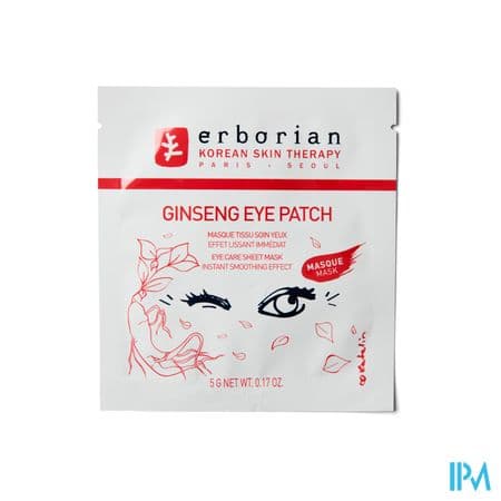 ERBORIAN GINSENG EYE PATCH 5G — La Grande Pharmacie Moderne