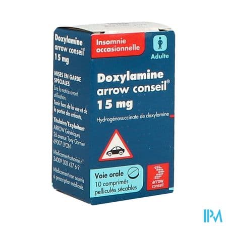 DOXYLAMINE 15MG ARW CONS CPR SEC10 — Pharmacie Jeanne