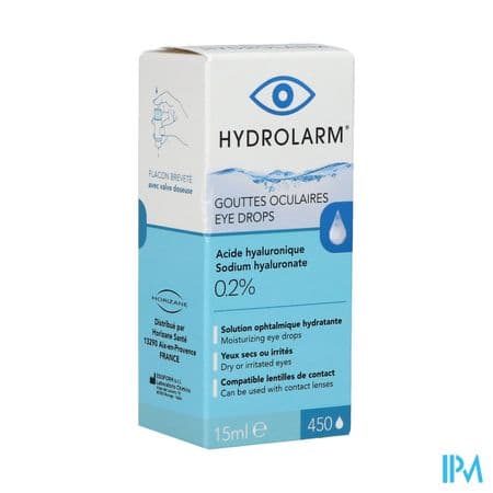 Hydrolarm Solution Ophtalmique Hydratante 15ml
