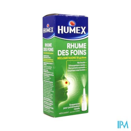 Humex Rhume Des Foins Beclometasone 50mcg/d Suspension Nasale 100d