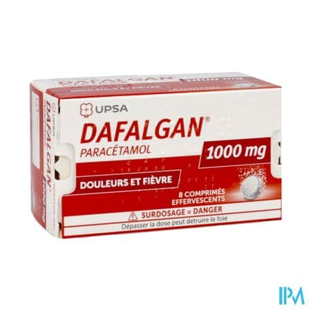 DAFALGAN 1 000MG CPR EFF 8 — Pharmacie des Chalâtres