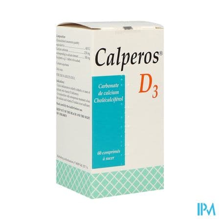 CALPEROS D3 500MG/400UI CPR 60 — Pharmacie de Venoix