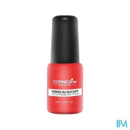 Copineslines Paris Vernis A Ongles 10 Free Silicium Rouge 5ml