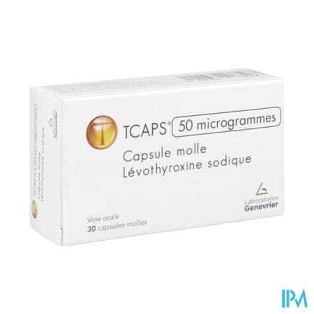 Tcaps 50mcg Capsule Molle 30 — Pharmacie Lafayette des Clairions