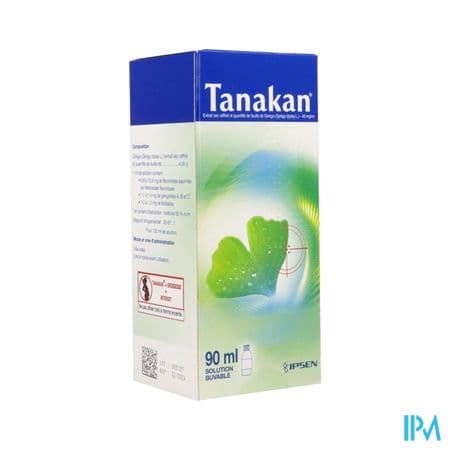Tanakan 40mg/ml Solution Buvable 90ml