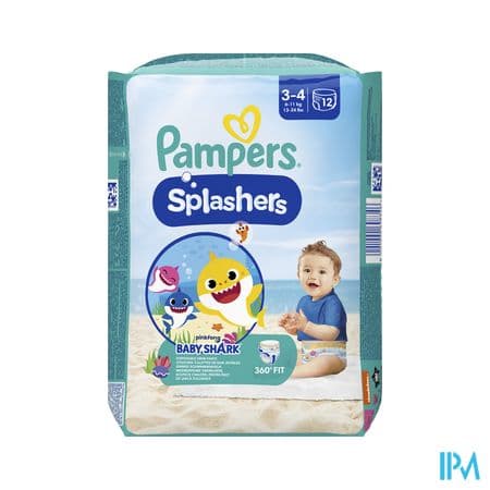 PAMPERS SPLASHERS BAIN JET T3-4 12 — Pharmacie Cannes Riviera