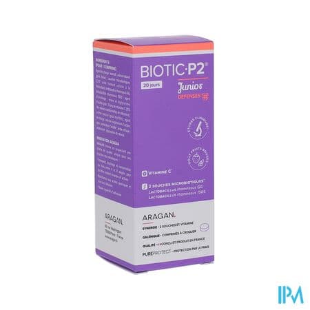 Aragan Biotic P2 Junior Defense Comprime 20