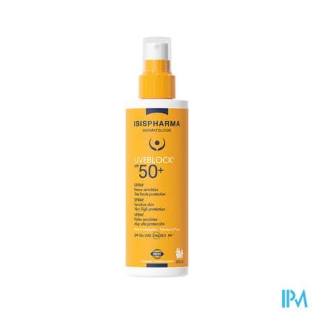 UVEBLOCK SOL SPF50+ SPR 200ML — Pharmacie Duguesclin Lyon