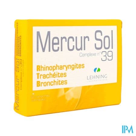 Lehning Complexe 39 Mercur Sol Comprime 60 — Pharmacie Lafayette Daloy