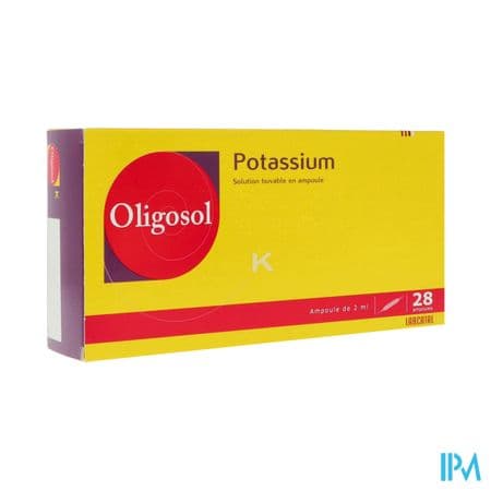 Oligosol Potassium Solution Buvable Ampoule 2ml 28 — Pharmacie Carnot