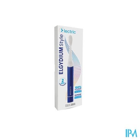 Elgydium Style Brosse A Dents Electrique Bleu