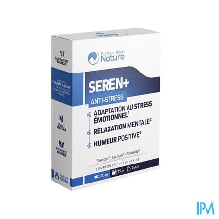 Prescription Nature Seren+ Gelule 30 — Pharmacie Pharmavance Rueil-Malmaison