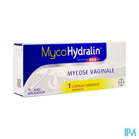 Mycohydralin 500mg Capsule Vaginale Avec Applicateur 1