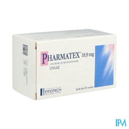 PHARMATEX 18,9MG OV 20 — Pharmacie des Banquets