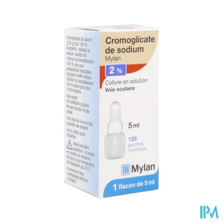 CROMOGLICATE 2% VIATRIS COL 5ML — Pharmacie porte de la villette