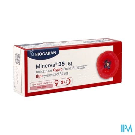 Minerva 35mcg Comprime 21 X3 — Pharmacie La Rose