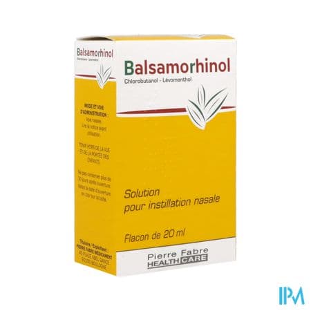Balsamorhinol Solution Pour Instillation Nasale 20ml — Pharmacie Juin