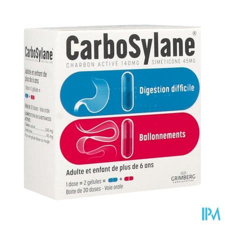 Carbosylane Gelule 30 Rouge + 30 Bleue 30 Doses — Pharmacie Du Pont Nely - Trouville-sur-Mer