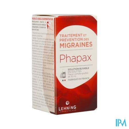 Phapax Solution Buvable En Gouttes 30ml — PHARMACIE DE LA GARE Nancy