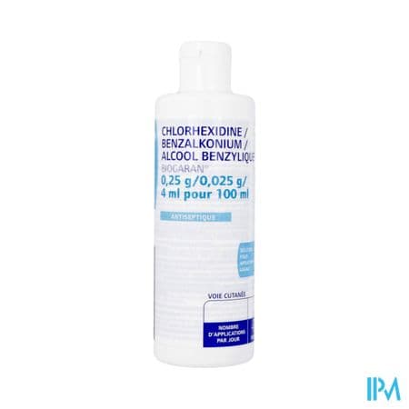 CHLORHEX/BENZ/ALCOOL BIOG250ML — Pharmacie de la Plaine - Saint-Denis