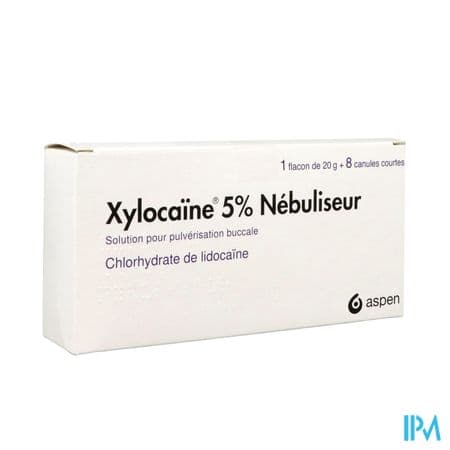 Xylocaine 5% Nebuliseur Solution Pour Pulverisation Buccale 20g — Pharmacie Européenne 24/24 de la place de clichy
