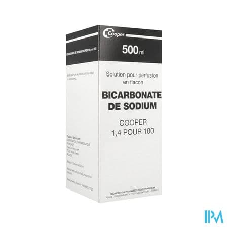 SODIUM BICARB 1,4% COOPER 500ML 1 — Pharmacie Val de l'Aurence Limoge