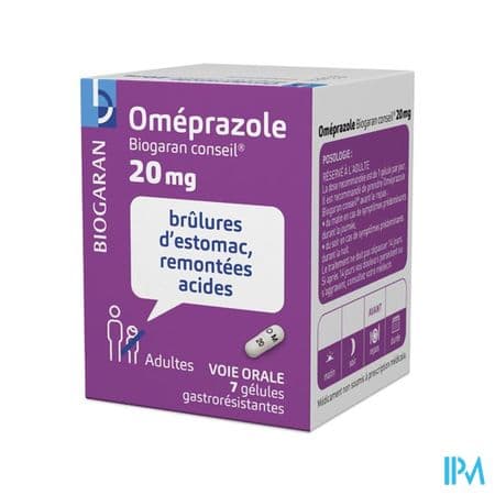 OMEPRAZOLE 20MG BIOG CONS GEL 7 — Pharmacie foch - Cenon