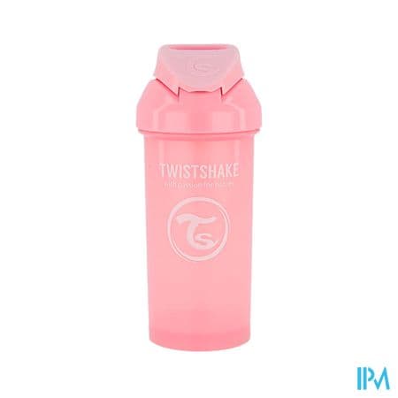 TWISTSHAKE TASSE PAILLE 360ML ROSE — Pharmacie Pessac Arago