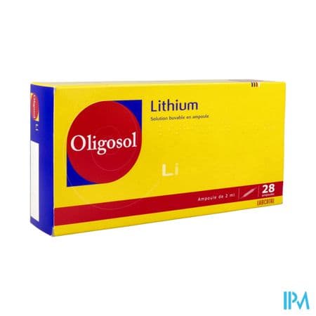 OLIGOSOL LITHIUM AMP 2ML 28 — Pharmacie Lafayette Rueil