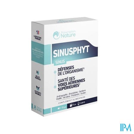 Prescription Nature Sinusphyt Gelule 15