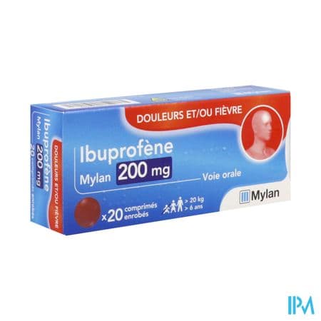IBUPROFENE 200MG VIATRIS CPR 20 — Pharmacie du 13eme 24/24