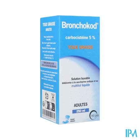 BRONCHOKOD GE 5% SOL BUV S/S 250ML — Pharmacie Colonel Fabien