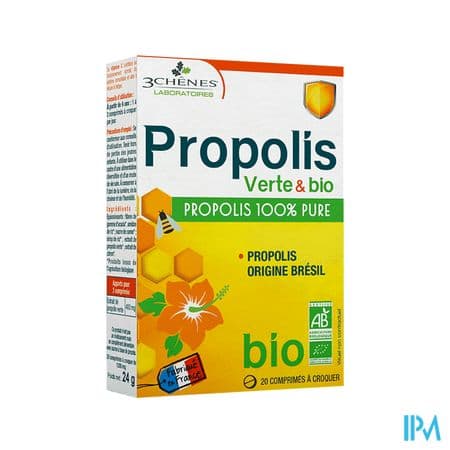 3 CHENES PROPOLIS VERTE CPR CROQ20 — Pharmacie Du Vieil Abreuvoir