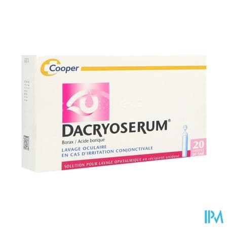 Dacryoserum Solution Pour Lavage Ophtalm Unid 5ml 20 — Pharmacie Pharmavance Pierre Fontaine