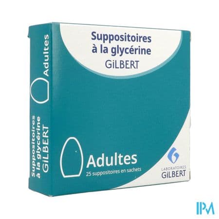 Laboratoires Gilbert Suppositoire Glycerine Adulte 25