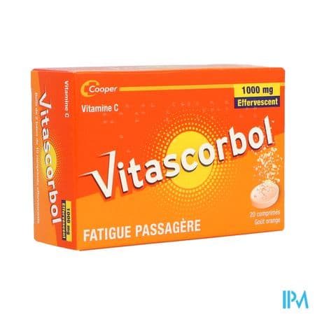 Vitascorbol 1g Comprime Effervescent 20 — Pharmacie Lafayette Daloy