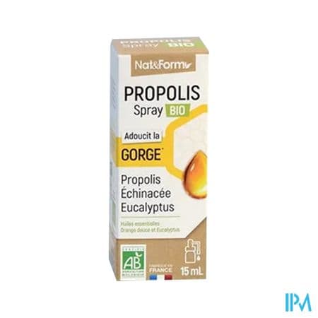 Nat Et Form Propolis Spray Buccal Bio 20ml — Pharmavance Paris 10